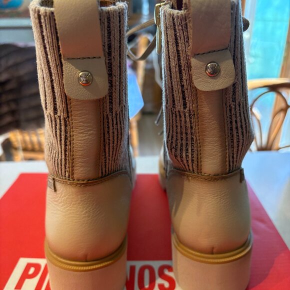 Pikolinos Lace Up Ankle Boots Salamanca Marfil-Cream 38/7-7.5 M NWB - Picture 4 of 5